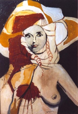 Donna con turbante '76 Bolaffi Arte 1976 - El Carobe 1979 n.1